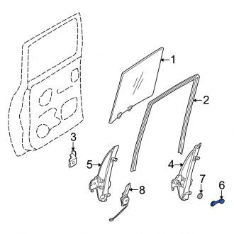New Fits Nissan, Front Window Crank Handle - Part # 807609Z802