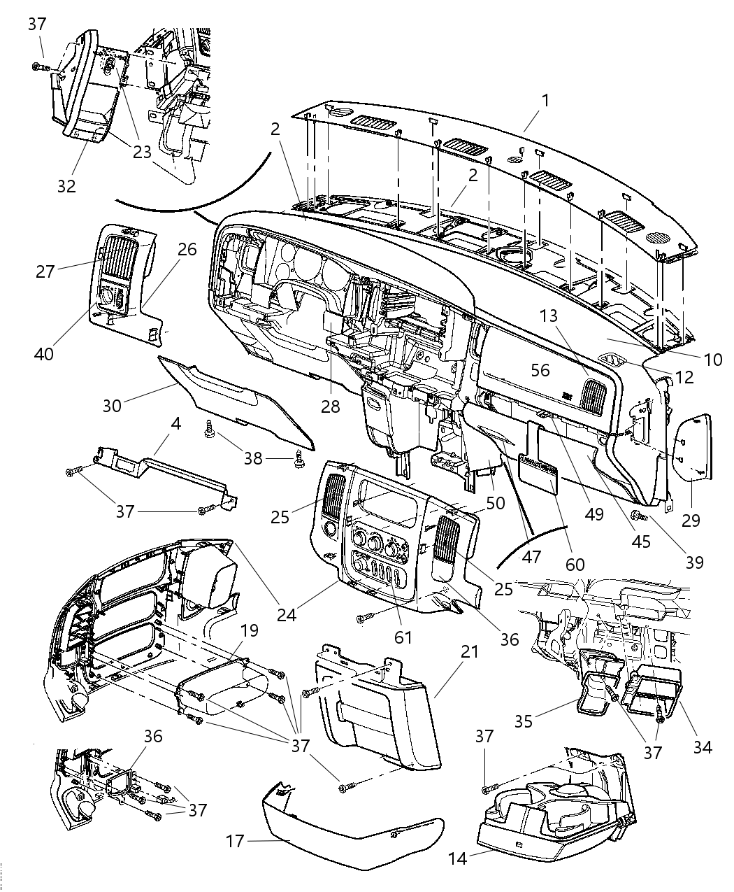Panel Instrument Upper