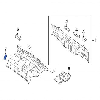 New Fits Nissan, Lower Package Tray Insulator - Part # 79491ZX70A