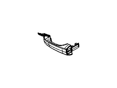 Handle Rear Door Exterior