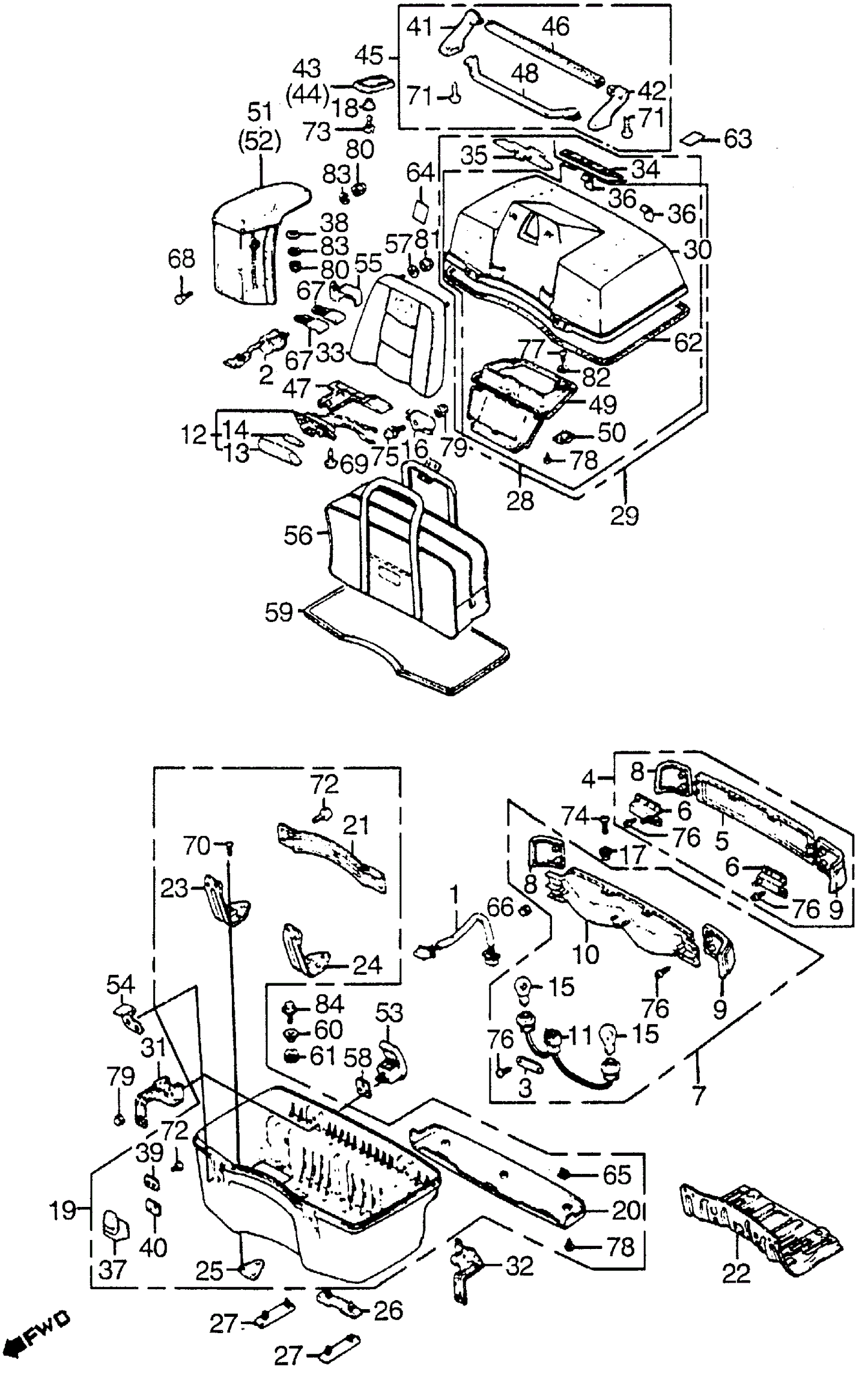 Bag, Trunk (Inner)