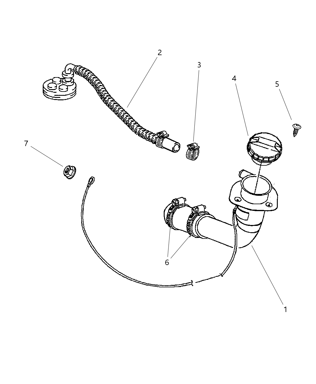 Tube Fuel Vapor Recirculation