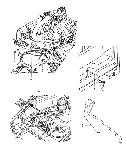 New 2012 Fits Chrysler 2500 Strap-Ground - Part # 52122459AE