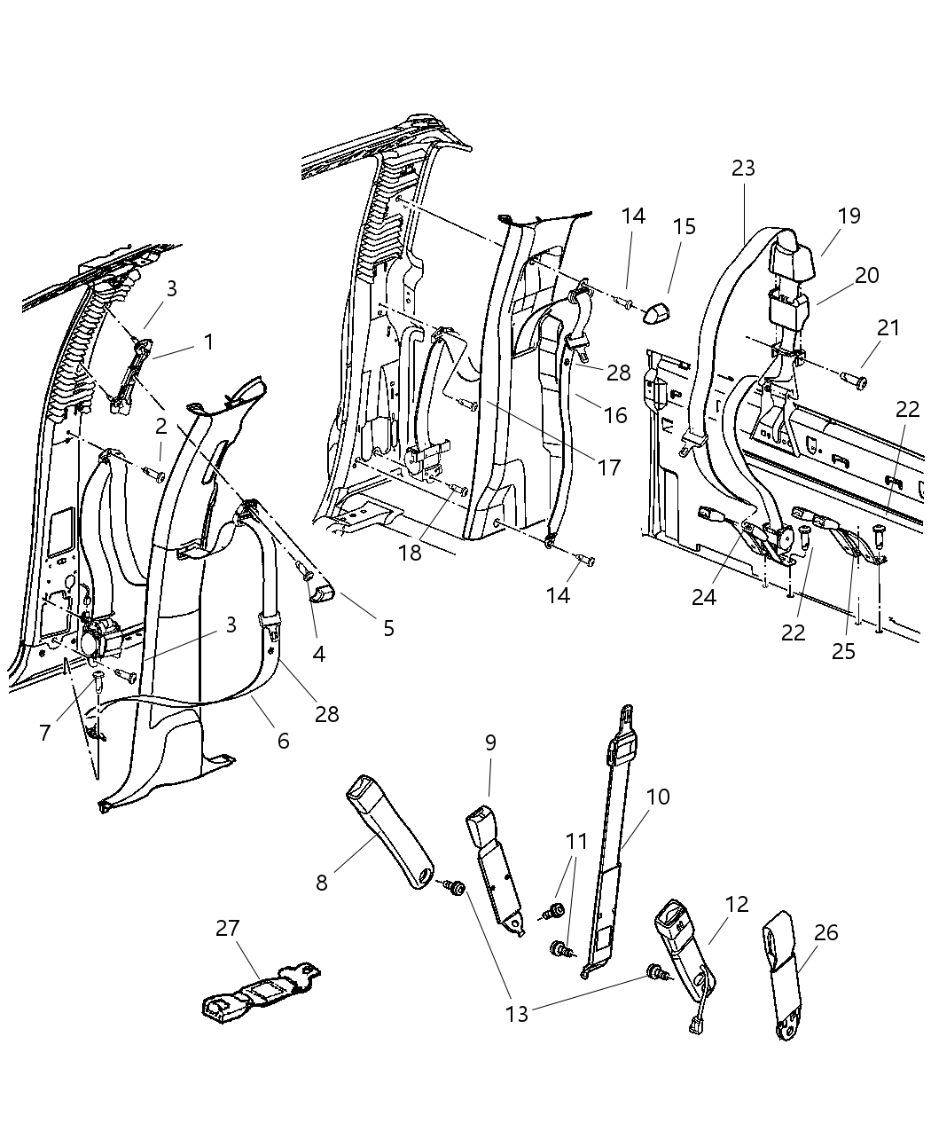 Bolt Seat Belt