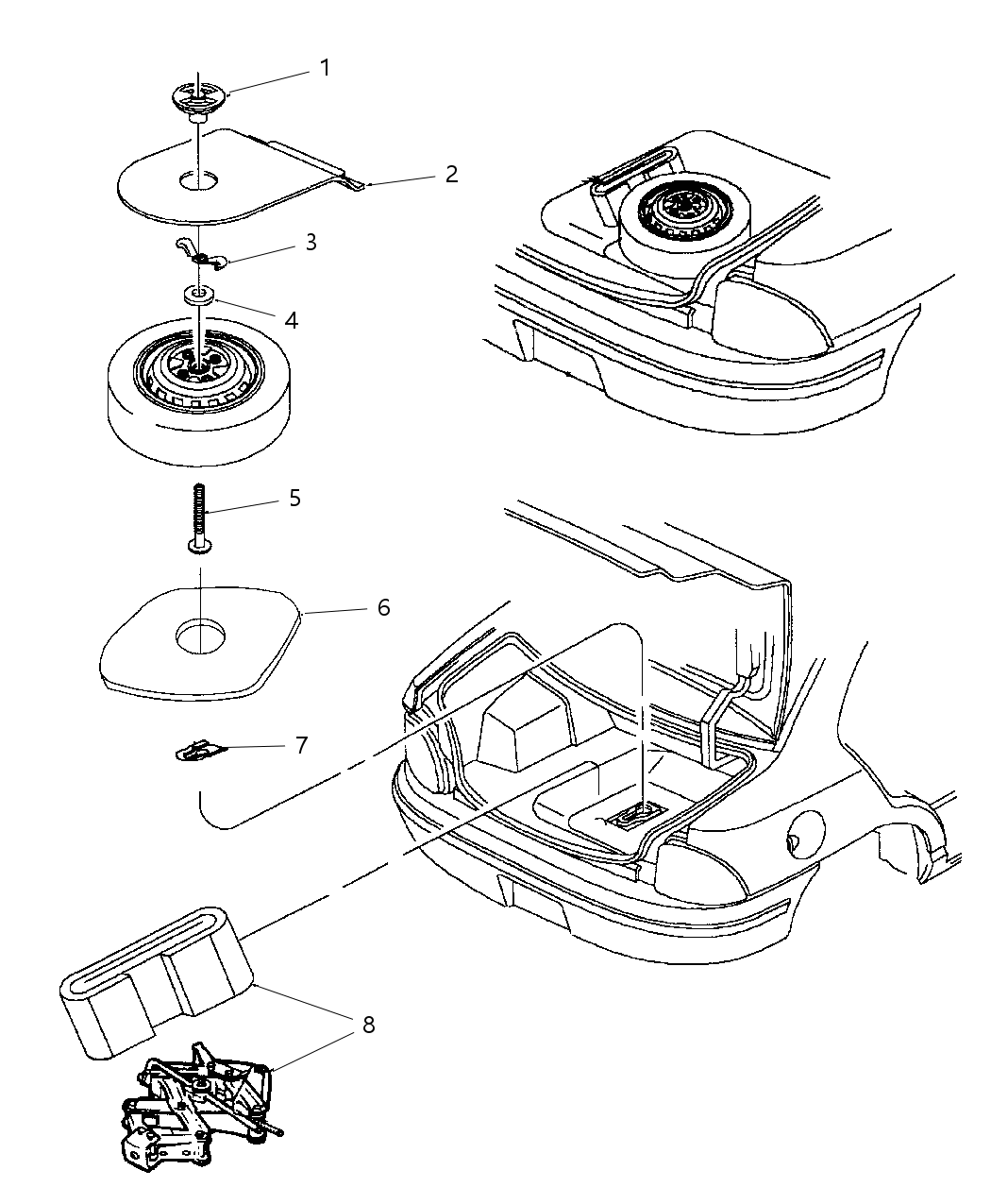Cover Spare Tire With Carpet