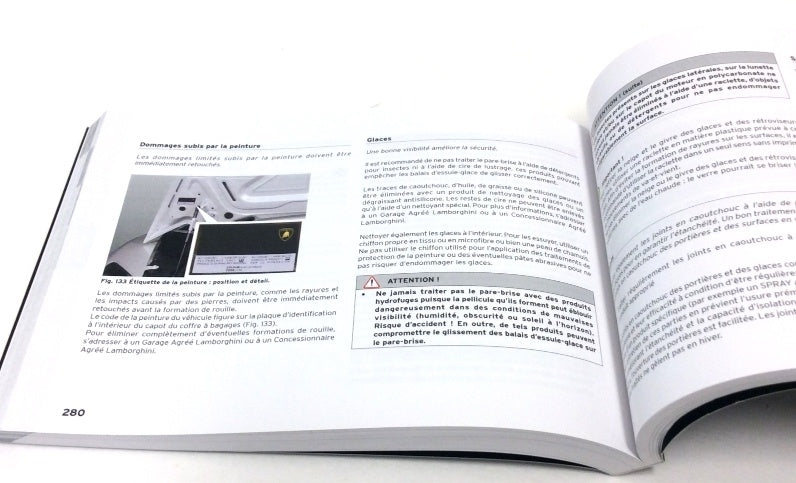 New 2012 Lamborghini Aventador LP700-4 Owner’s Manual Handbook – French Specification