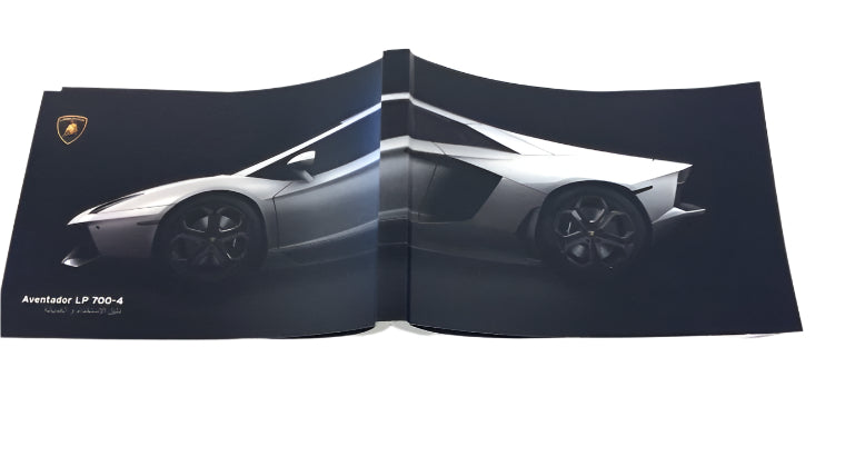 New 2012 Lamborghini Aventador LP700-4 Owner’s Manual Handbook – Arabic Specification