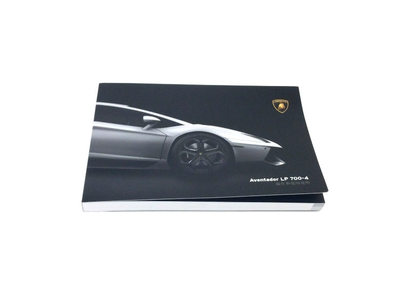 New 2012 Lamborghini Aventador LP700-4 Owner’s Manual Handbook – Chinese Specification