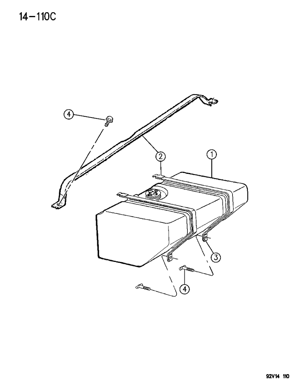 Strap, Fuel Tank