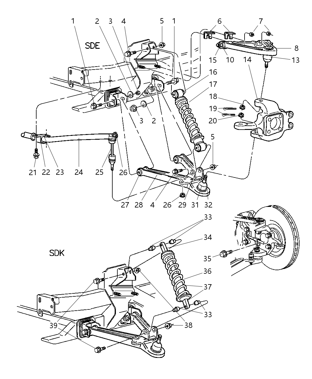 Shock Absorber Suspension Front
