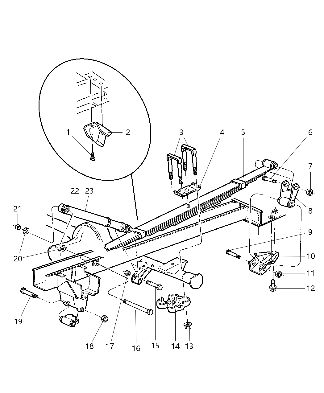 Shock Absorber, Rear