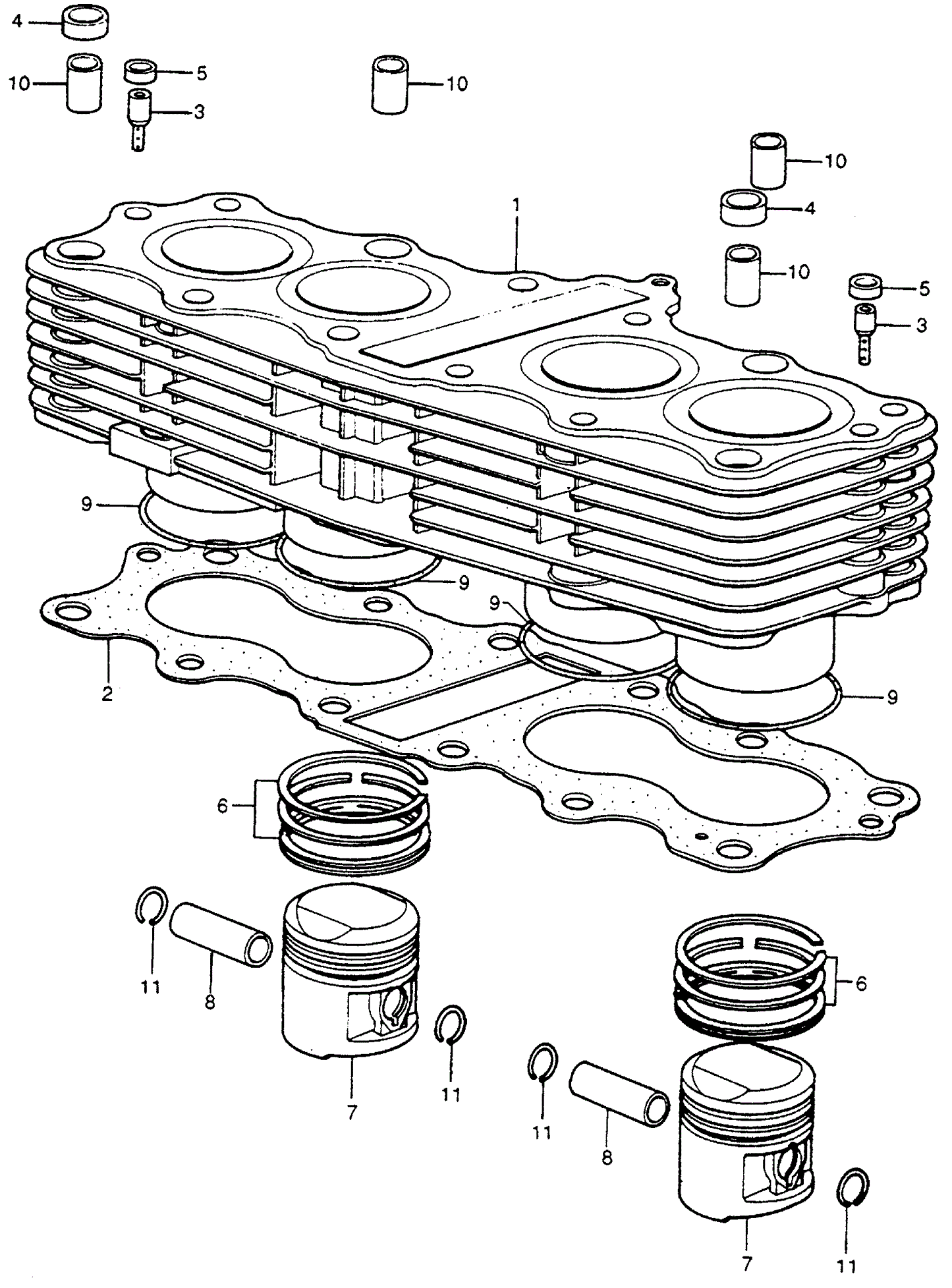 Ring Set, Piston (Std) (Nippon)