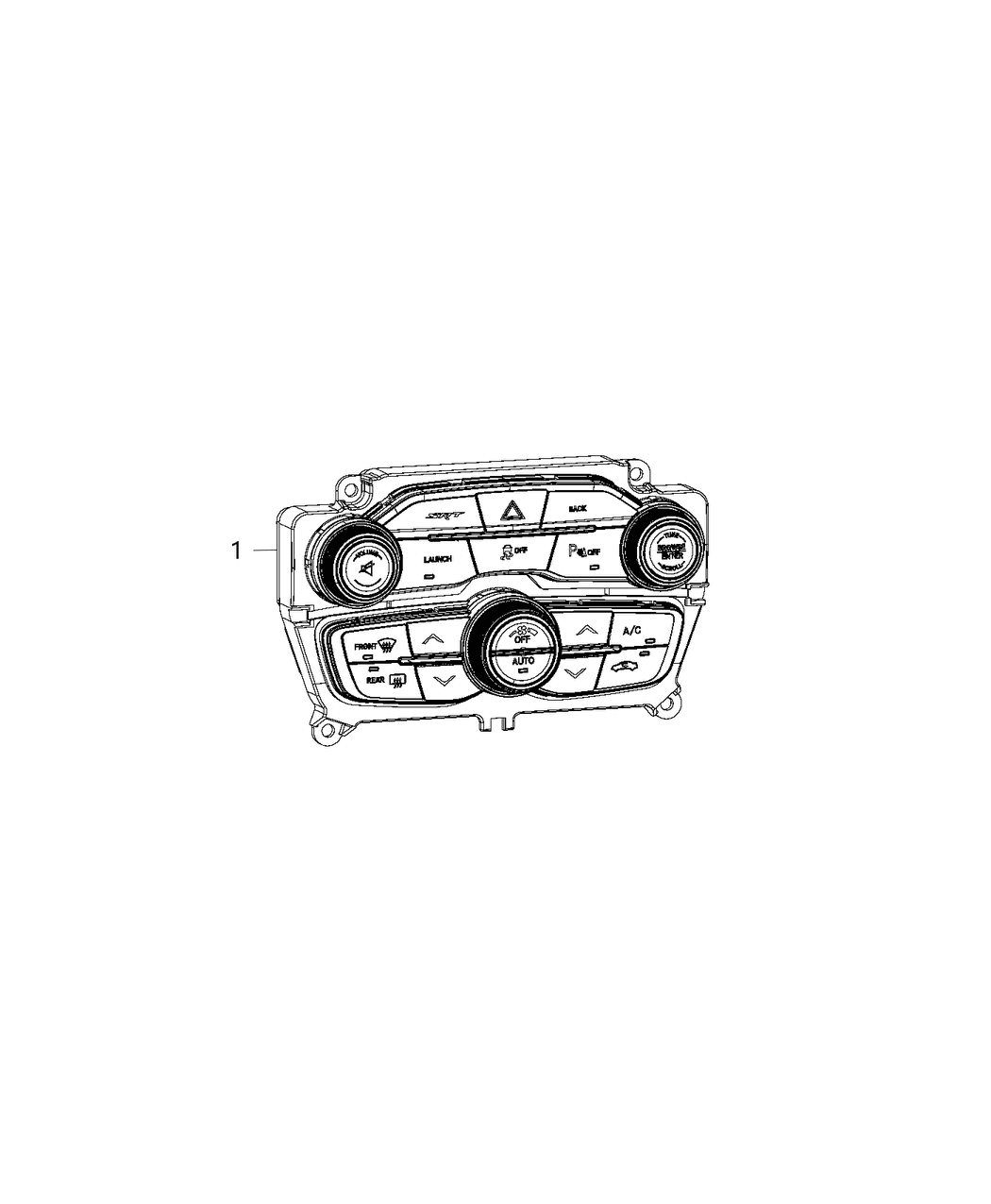 Center Stack Vehicle Feature Controls