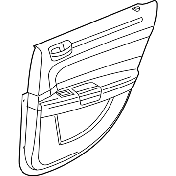 Panel Rear Door Trim