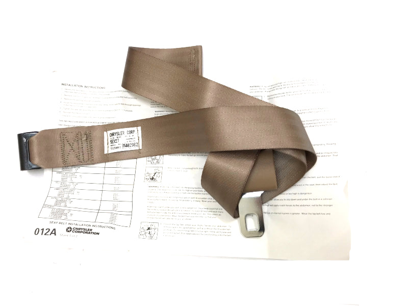 New OEM Front Left Seat Belt Receptacle Fits, 1997-1998 Dodge Dakota - Part # 5EX27RK5
