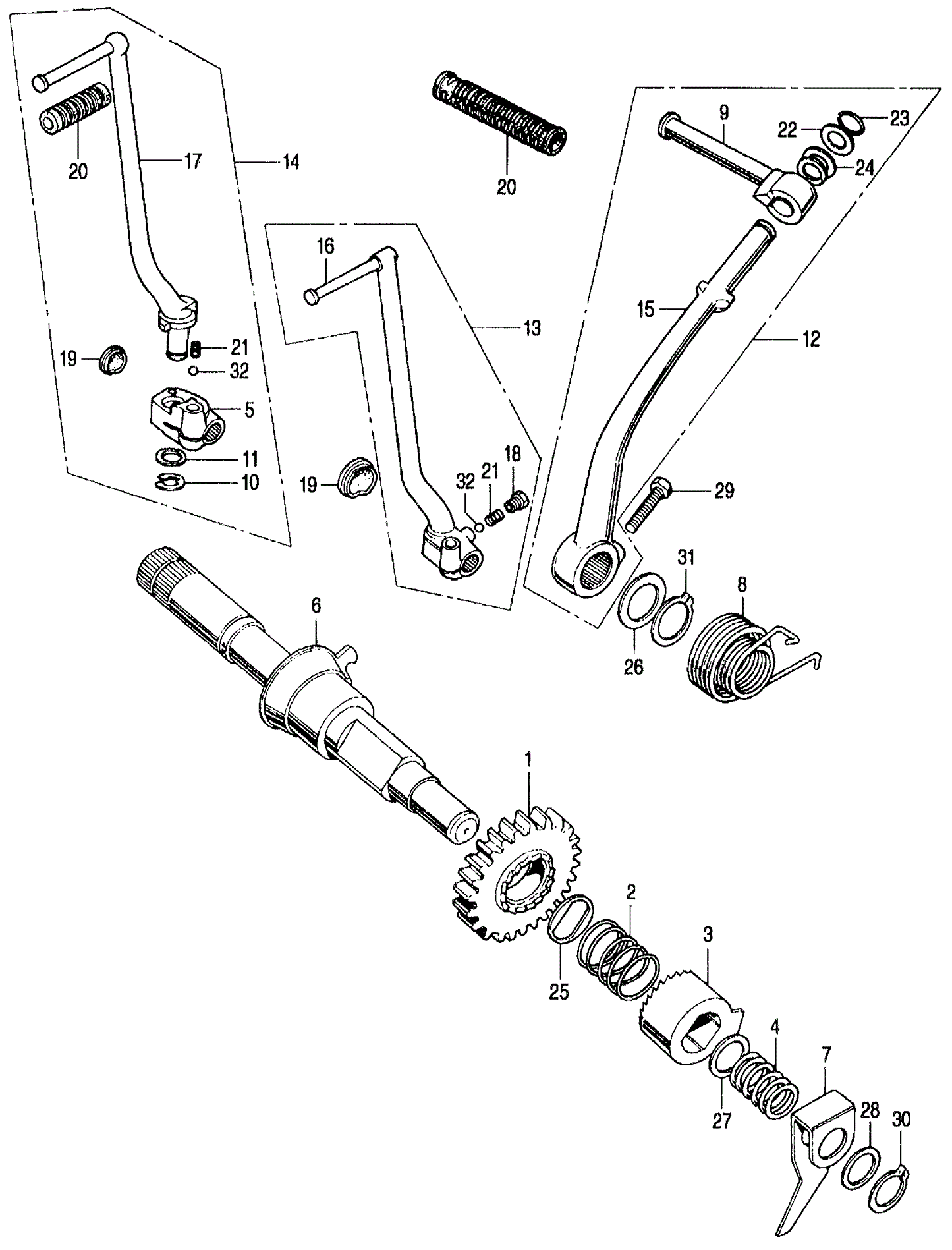Pinion, Kick Starter
