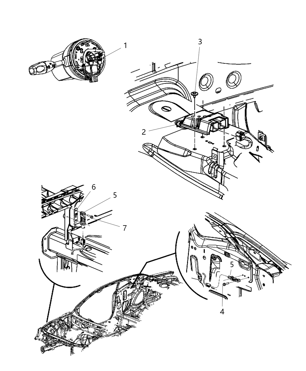 Module Air Bag Control