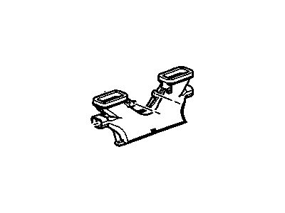 Nozzle, Windshield Defroster