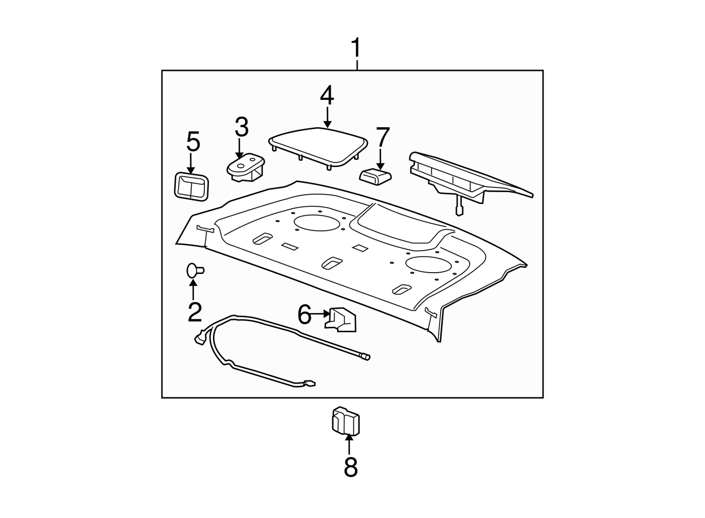 Pkg Tray Trim
