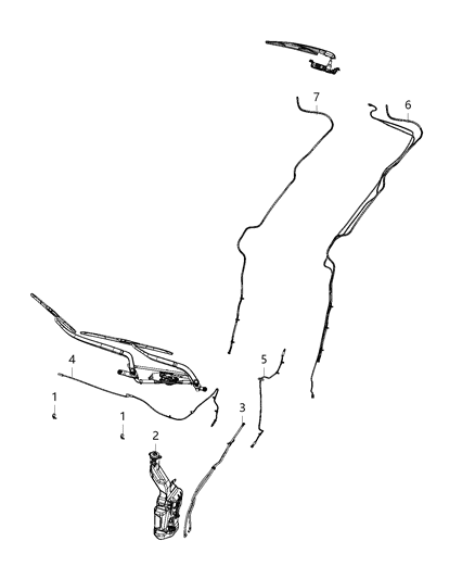 New 2019-2021 Fits Chrysler Grand Cherokee Antenna-Washer And Antenna - Part # 68364623AA