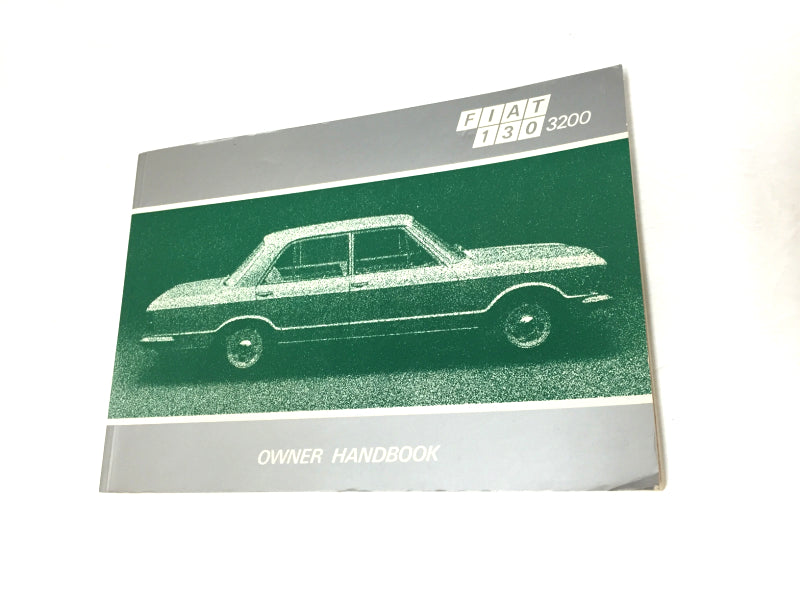 OEM FIAT 130 Saloon Owner Handbook