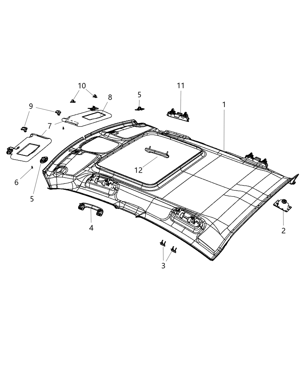 Retainer Overhead Console