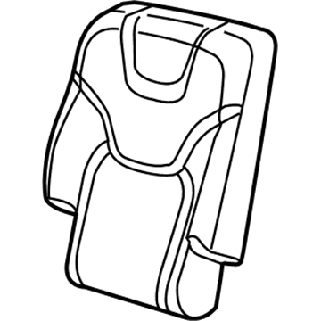 Cover Rear Seat Back Right
