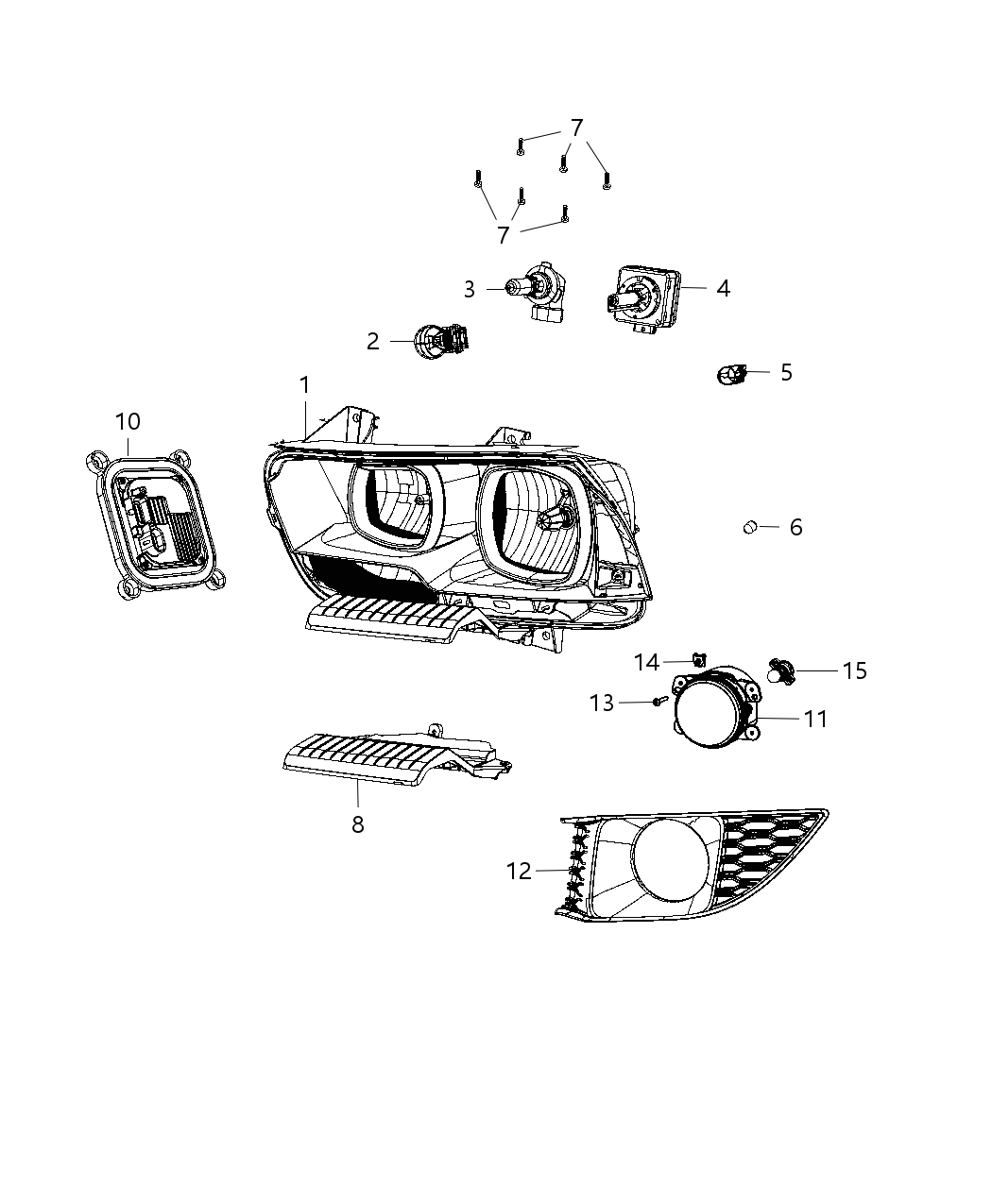 Bulb Kit Headlamp