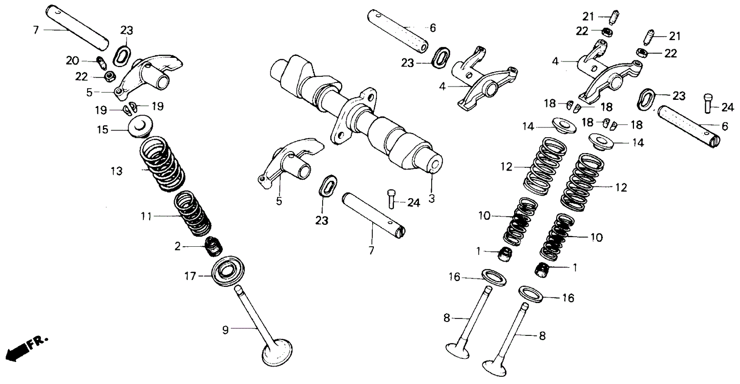 Spring, In. Valve (Outer) (Nippon Hatsujo)