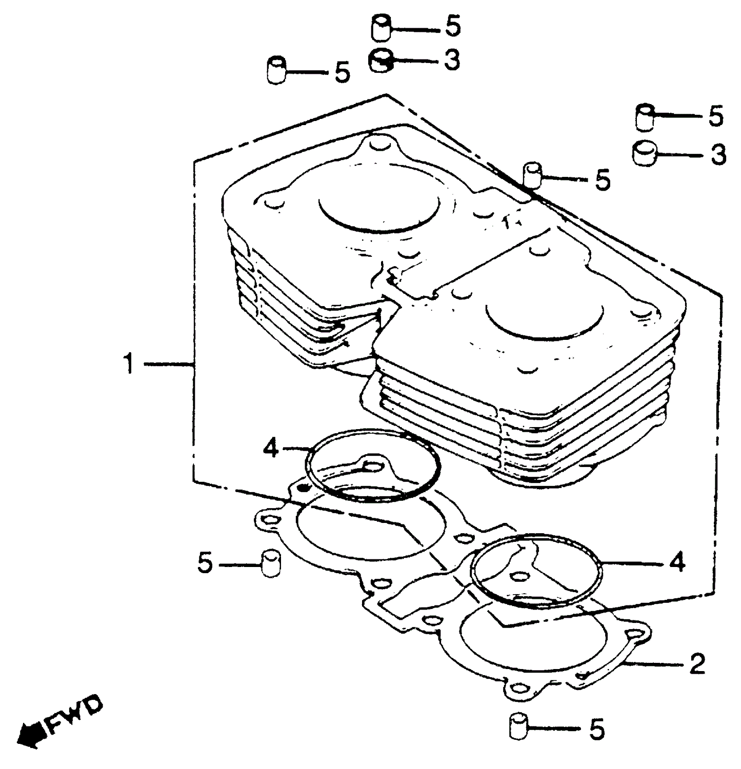 Cylinder(Replaces 12100-413-730)