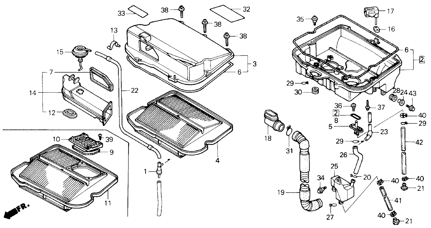 Inlet Assy., Air Cleaner