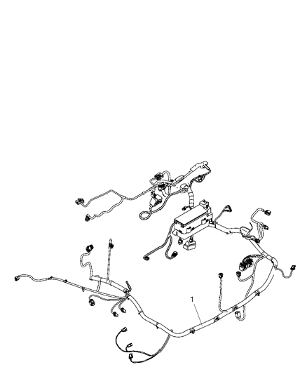 New 2009 Fits Chrysler PT Cruiser Wiring-Headlamp And Dash - Part # 68037157AA