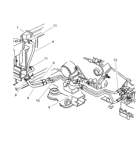 Line Transmission Oil Cooler Pressure