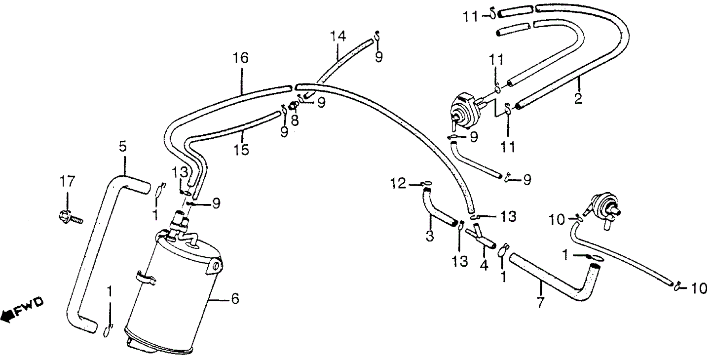 Tube, Air Vent Control Valve