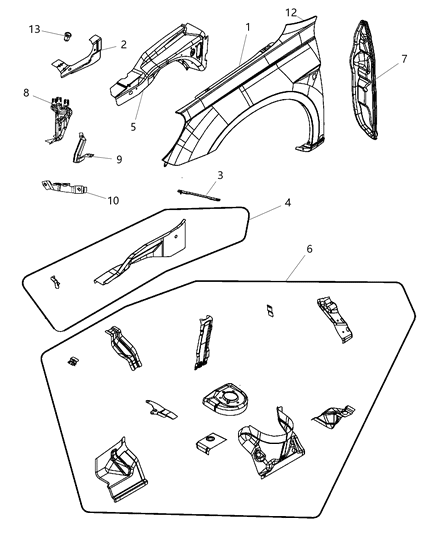 Bracket Fender Mounting Front