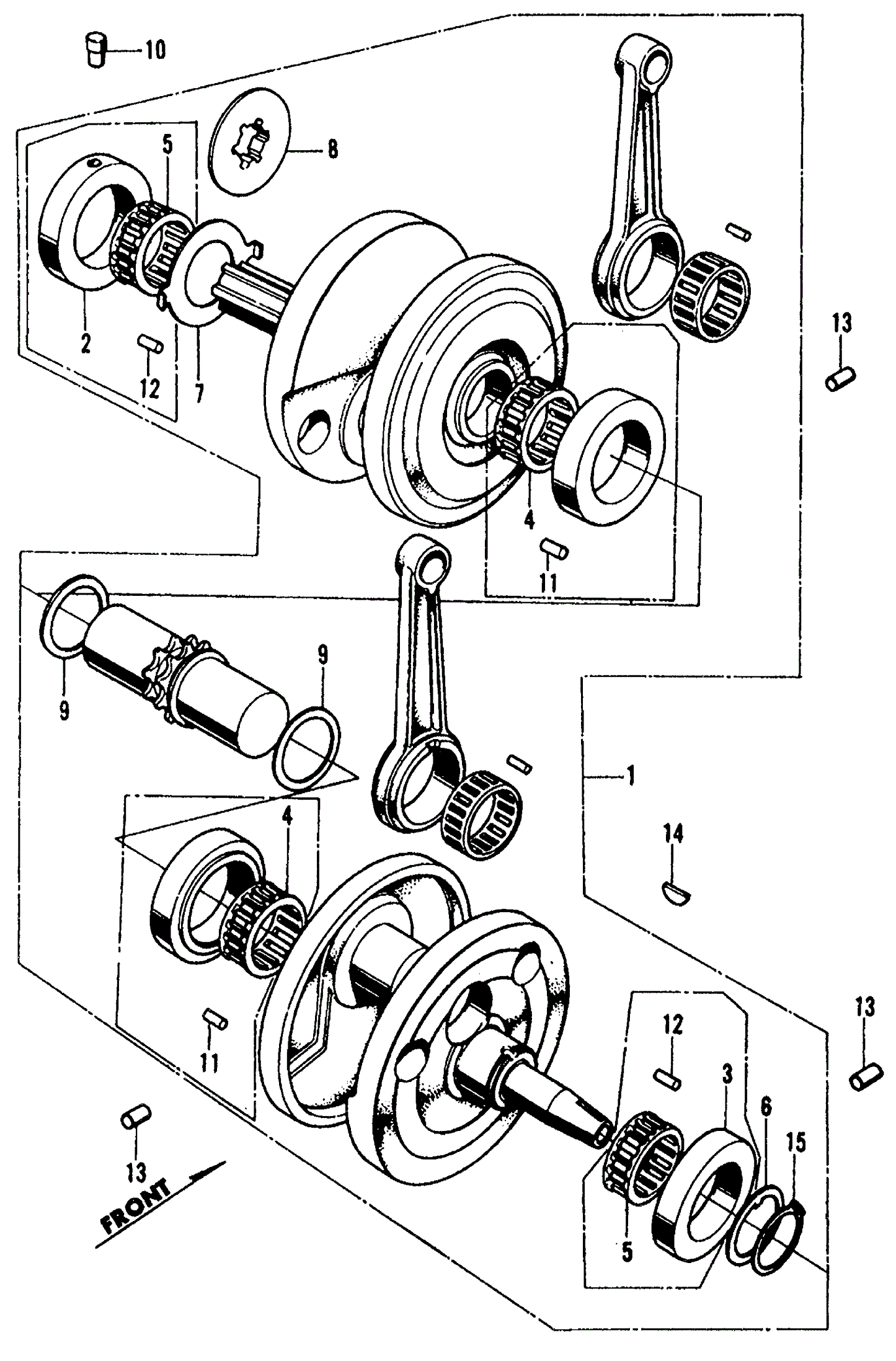Retainer, Roller Main Bearing