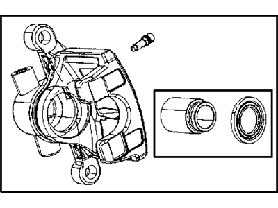 Caliper Assembly Disc Brake Rear