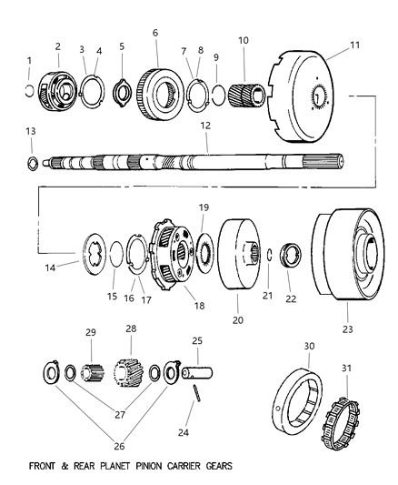 Roller And Spring Package, "O" Running Clutch (12 Ea.)