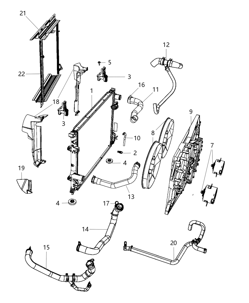 Seal Radiator Side Air Lower