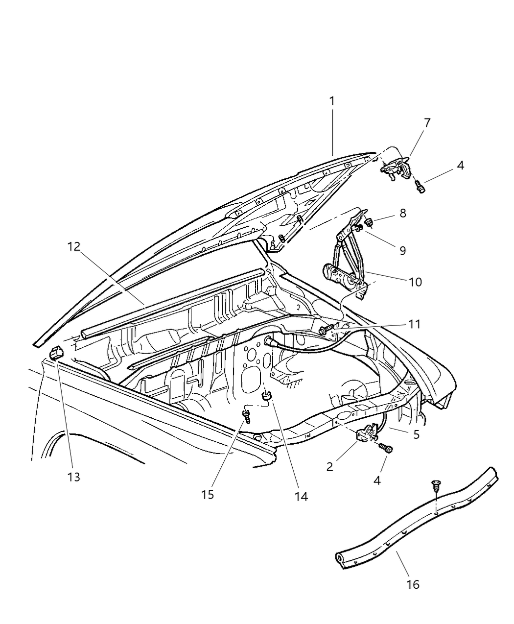 Release Hood Latch