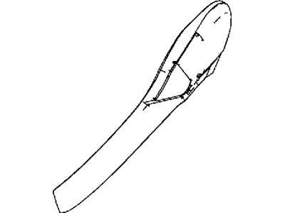 New 2007-2009 Fits Chrysler Avenger Shield-Seat Cushion - Part # 1PF72ZJ3AA