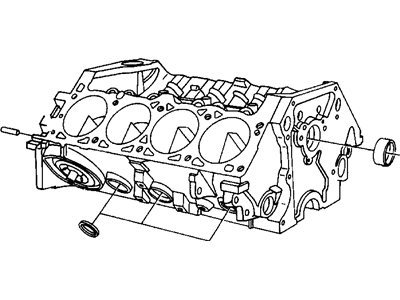Plug, Cylinder Block Oil Line