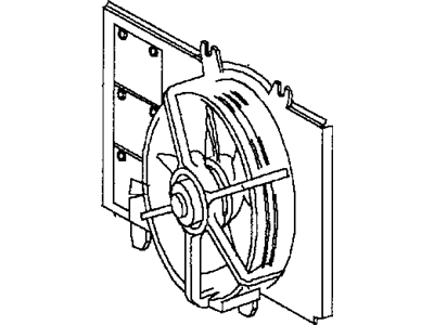 New 2001-2005 Fits Chrysler Neon Shroud-Fan - Part # 5019210AA