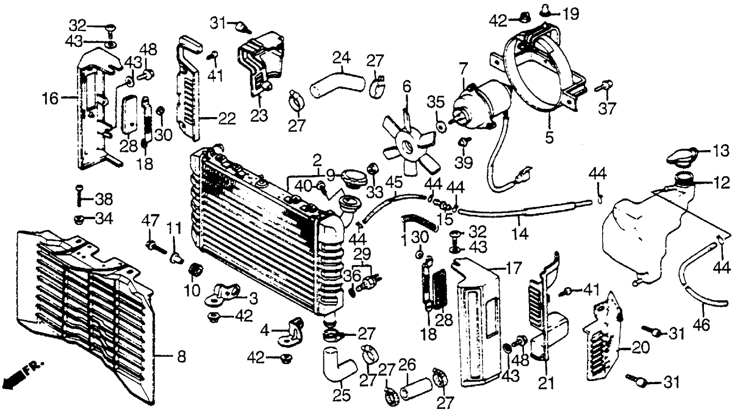 Cover, Fan Motor
