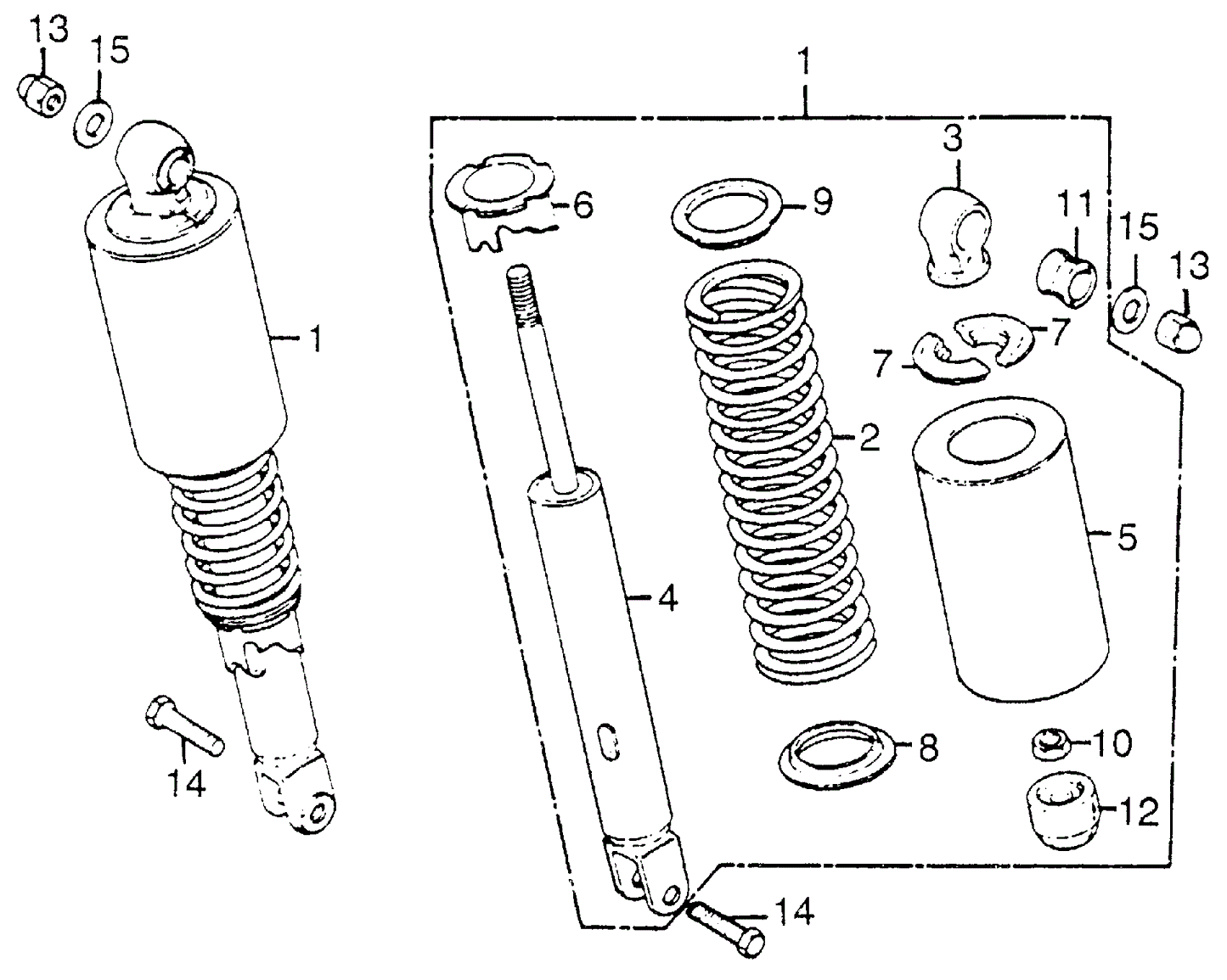 Spring, Rr. Shock Absorber