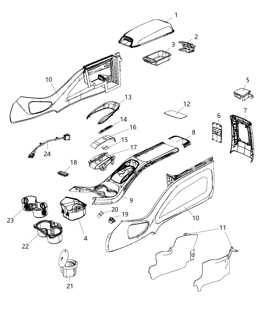 Armrest Console