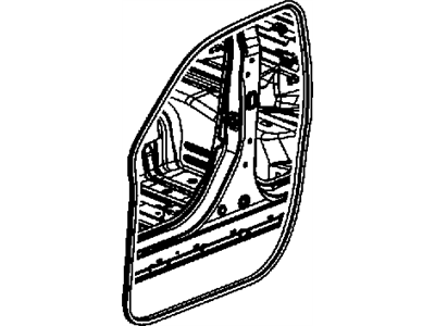 Weatherstrip Front Door Mounted