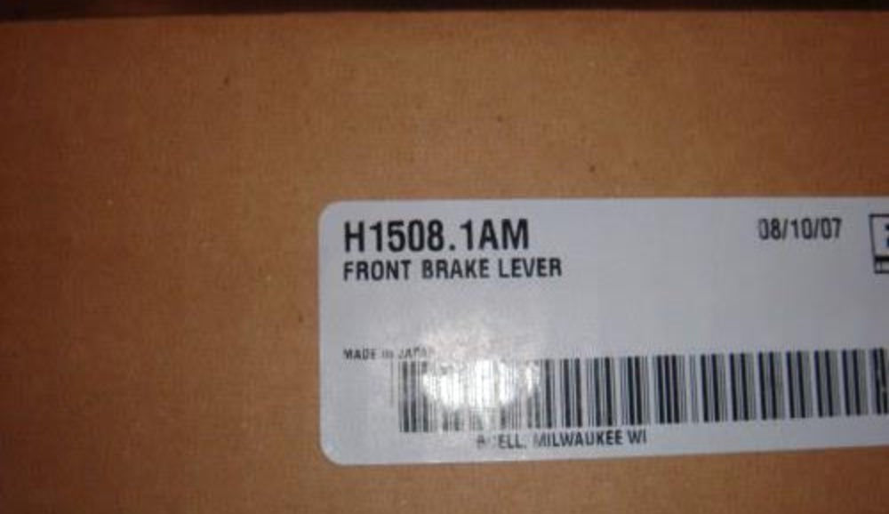 New OEM Harley Davidson 1125 & Buell XB 8 Piston Brake Lever, Part # H1508.1AM