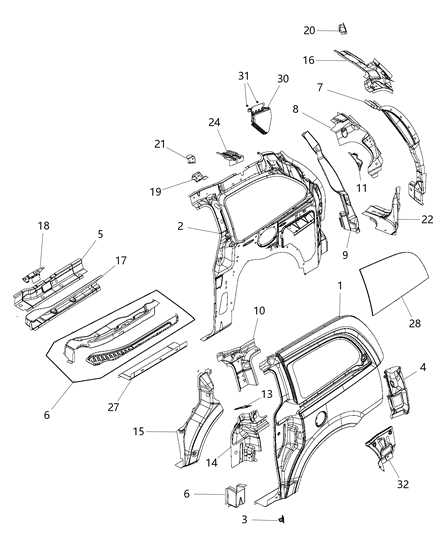 Panel Quarter Inner