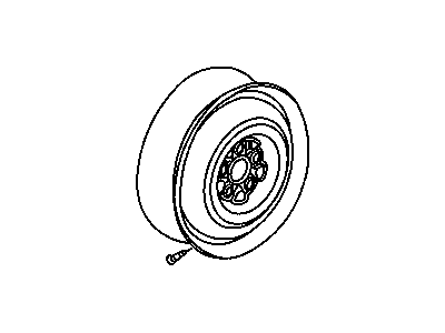 New 2003-2005 Fits Chrysler Neon Spare Wheel - Part # 4684695AB